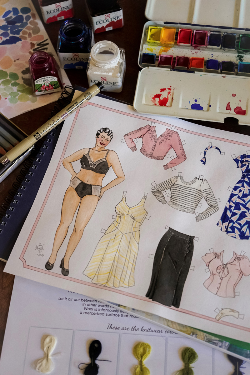 Paper Doll Art Prints - 2