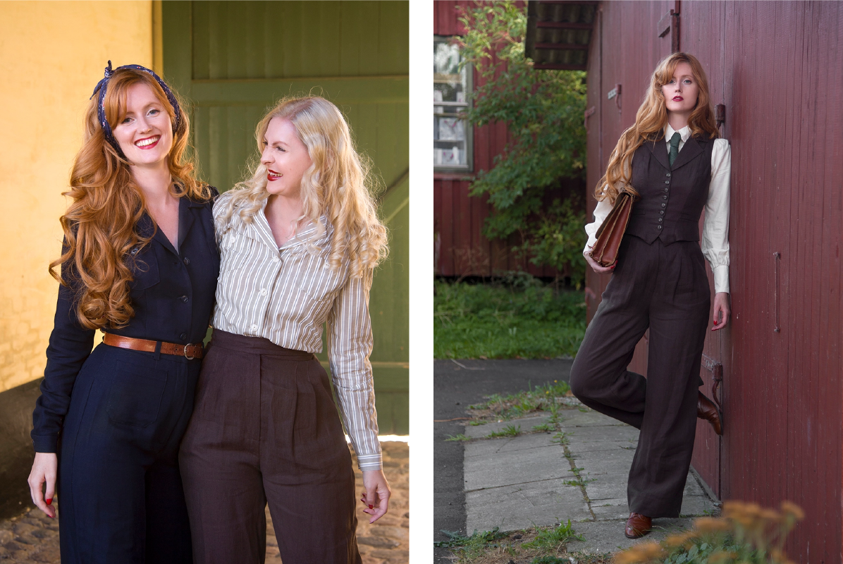4_Emmy Design_SS25_Cotton Linen Suit_1940s Style_Linen Waistcoat-01