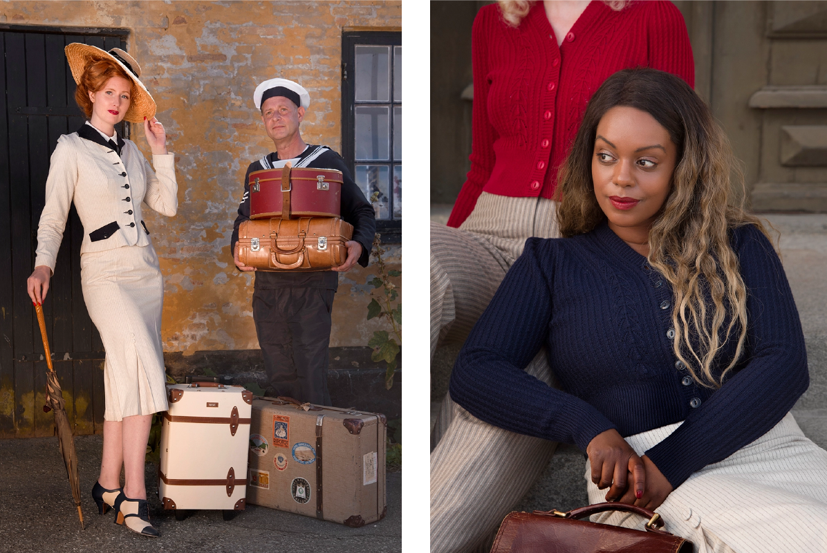 5_Emmy Design_SS25_Titanic Skirt Suit_Short Wool Cardigan_1940s Style-01