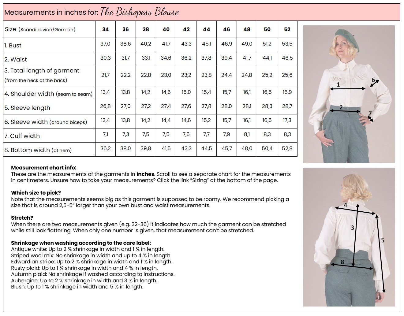 The Bishopess Blouse Emmy Design