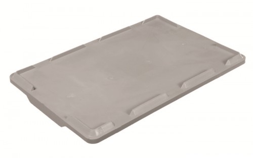 Lid for crate UNI 60x40, GREY plastic