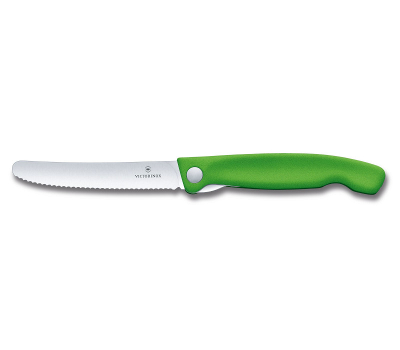 Fällkniv Classic, 11 cm / Tandad / grön - 2