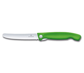 Fällkniv Classic, 11 cm / Tandad / grön