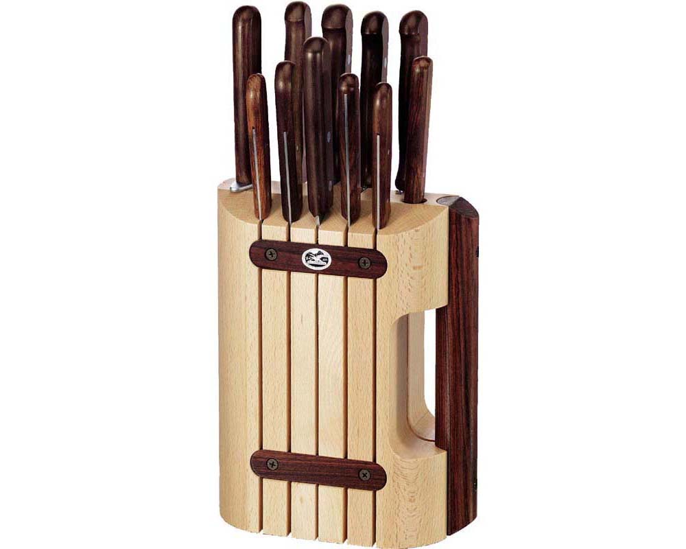 Knife block Victorinox 5.1150.11, knives with wooden handle