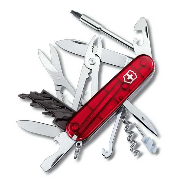 Pocket knife CyberTool 34, red