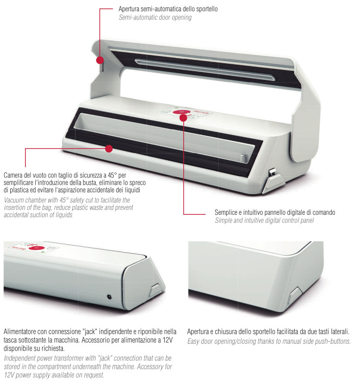Vacuum sealer Wendy vit, 230V - 2