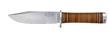 Knife NL4-VG10W, 13 cm / leather handle
