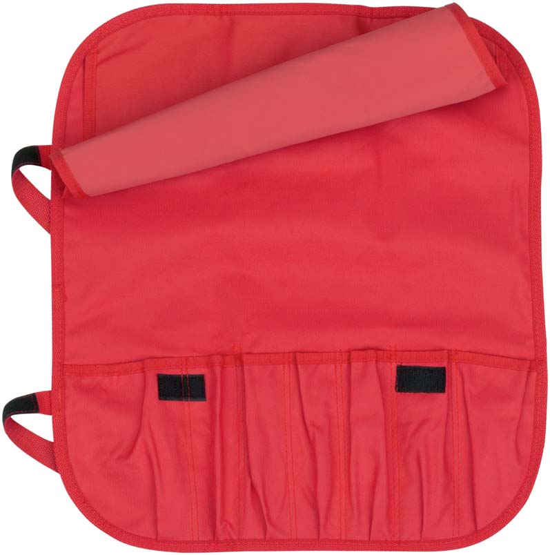 Knivfodral nylon, 7-facks / RÖD - 2