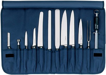 Knivfodral nylon, 12-facks / BLÅ