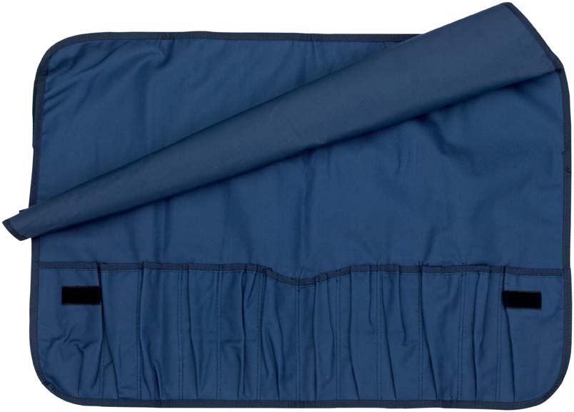 Knivfodral nylon, 12-facks / BLÅ - 2