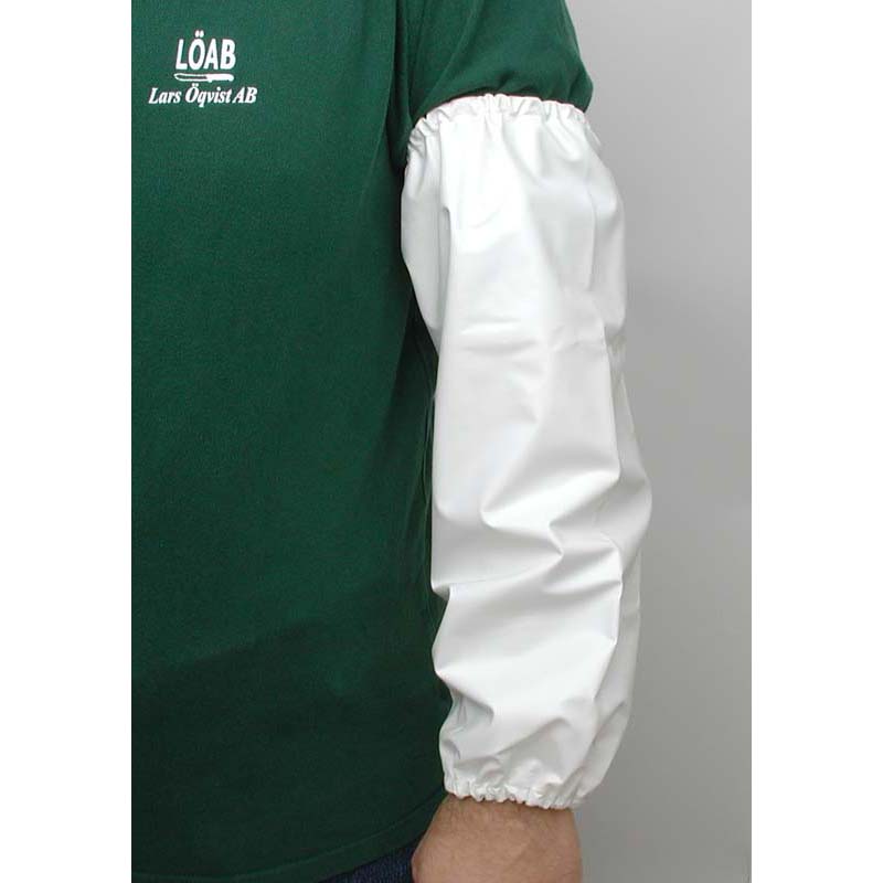 Sleeves white plastic, 44 cm (300 g/m2)