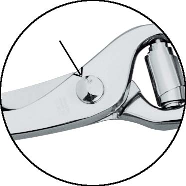 Screw/nut for scissors 66-2250 - 2