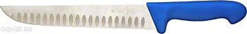 Cutting knife Giesser 4025, 24 cm Scalloped edge WWL / BLUE