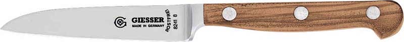 Skalkniv Giesser 8241, 8 cm Smidd / Olivskaft (U)