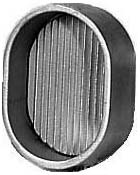 Hamburger press 7x10 cm, oval