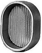 Hamburger press 7x10 cm, oval