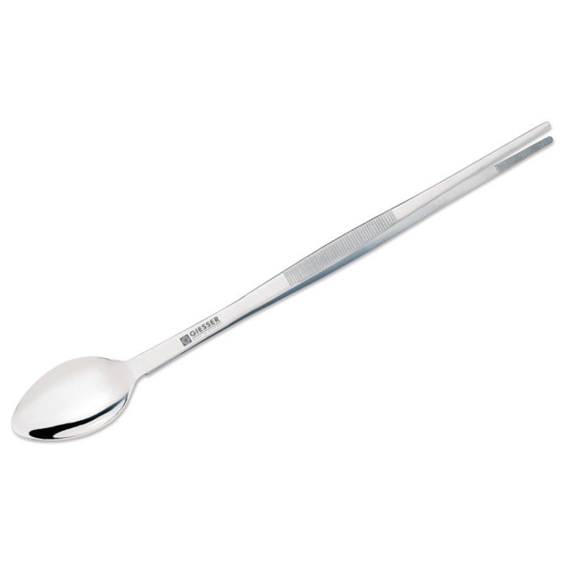Pliers/steak tweezer+spoon 37 cm, rfr
