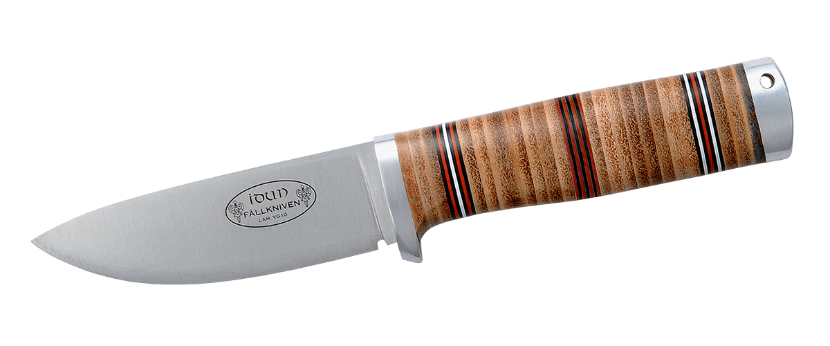 Kniv NL5-VG10W, 10 cm / läderhandtag - 2