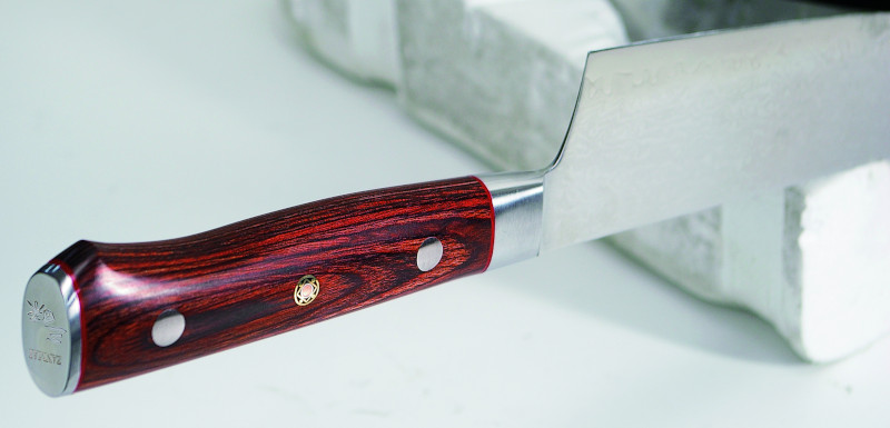 Brödkniv Flame HFR, 23 cm / röd - 3