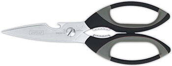 Scissors universal, 21 cm grey/black