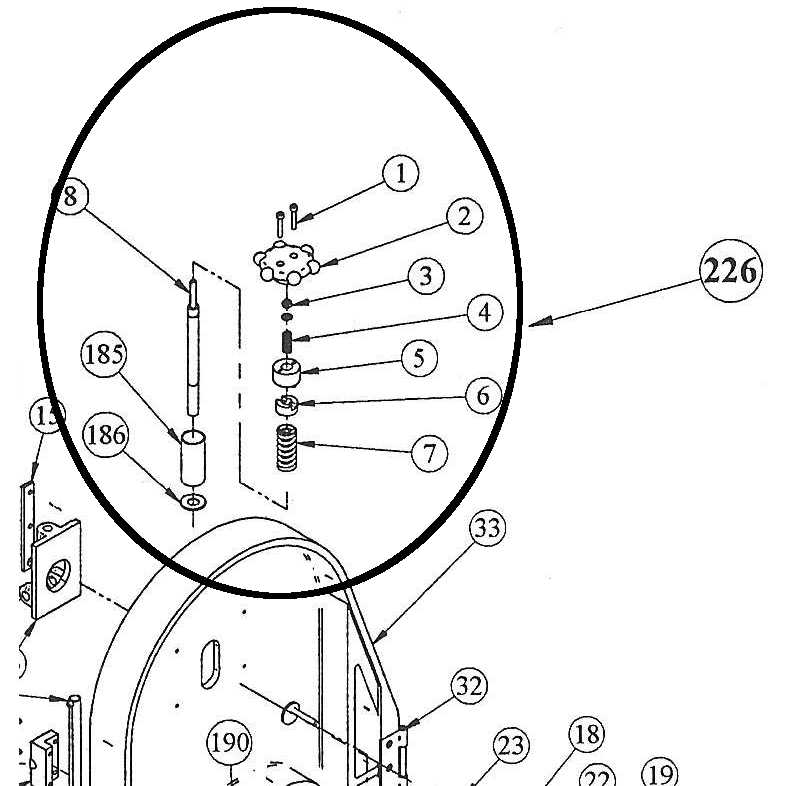 Bladspänning KT-400 komplett pos 226 (2) - 3