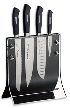 Knivblock Dick 8907200 med 4 knivar (magnet/plexi) (B)