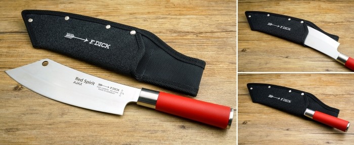 Kockkniv Dick 81722206 ”AJAX” + knivslida (i presentask) (B)