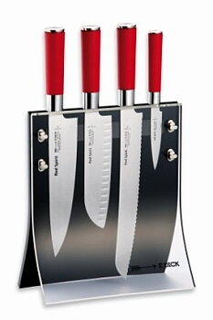 Knivblock Dick 8172200 med 4 knivar (magnet/plexi) (B)