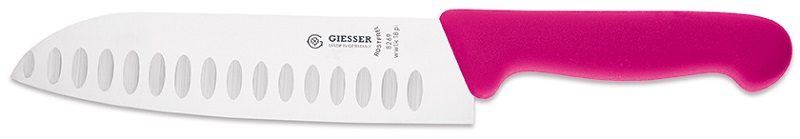 Chefs knife Giesser Santoku, 18 cm / scalloped - 3