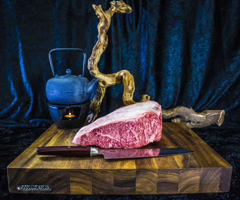 Kockkniv Revolution ZRB Kiritsuke, 23 cm / svart - 6