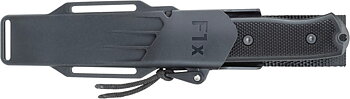 Knife F1xElmax BLACK, 10 cm / zytel sheath