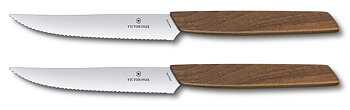 Stekkniv-set Victorinox 6.9000.12WG cm  tandad/ valnöt