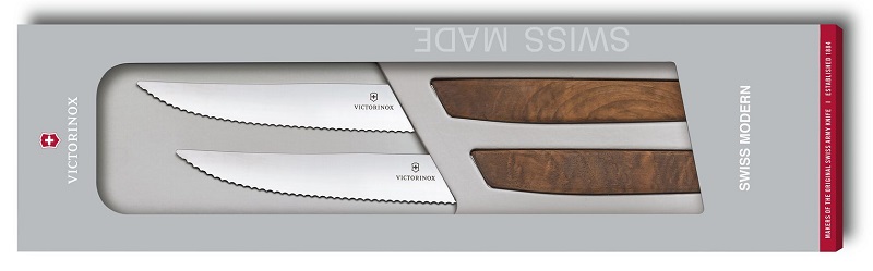 Stekkniv-set Victorinox 6.9000.12WG cm  tandad/ valnöt - 3