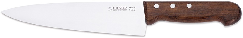 Chefs knife Giesser 8450, 20 cm / wooden handle