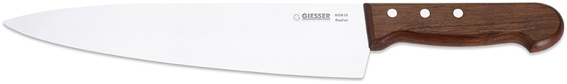 Chefs knife Giesser 8450, 26 cm / wooden handle