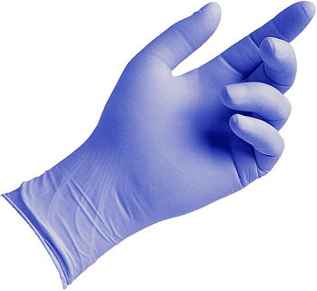 Glove nitrile / disposable BLUE