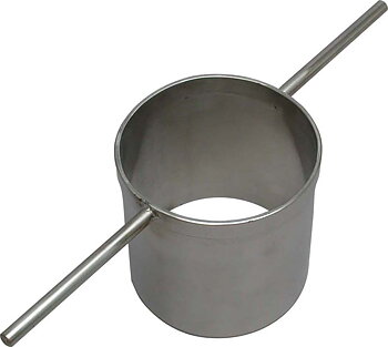 Cheese punch 130 mm, stainless (U)