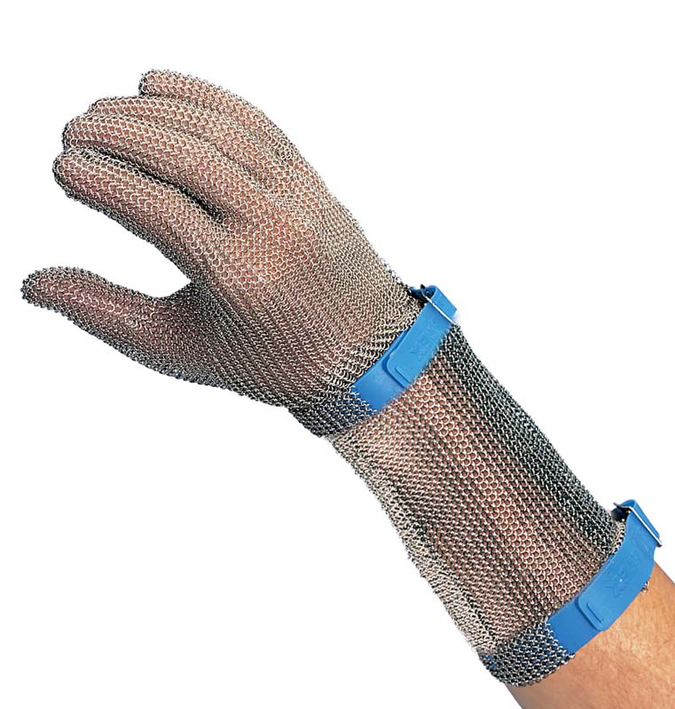 Chain mesh glove Euroflex 5-finger with 15 cm sleeve (B)