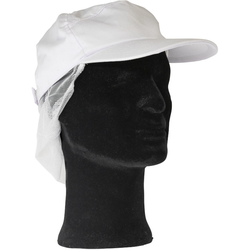 Baseball cap, hairnet