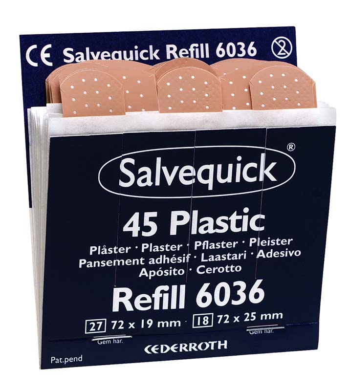 Plåster plast 6036 (45 st) (2)