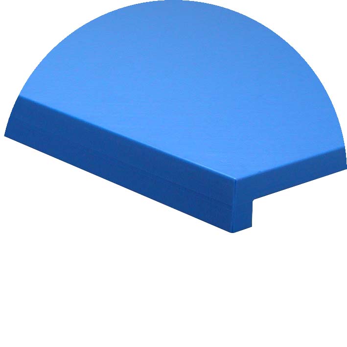 Lip mounted on cutting board <1000x20x20 mm 