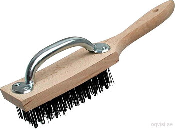 Chop block brush with handle