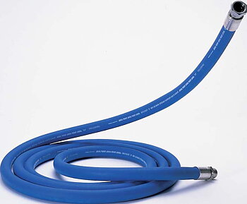 Hose rubber TK13, blue/white (95 °C)