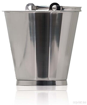 Bucket 15 L, stainless