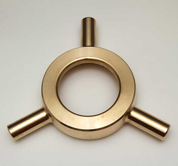 Ring nut KT LM-98/32 (L/P), brass