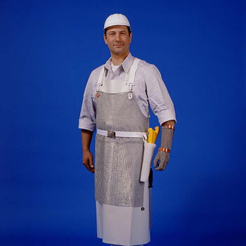 Apron chainmesh 80x55 cm, inox