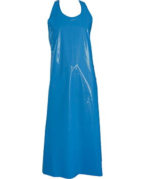 Apron L-PUre, plastic 130 cm BLUE
