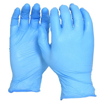 Glove nitrile / disposable BLUE / 100 pack