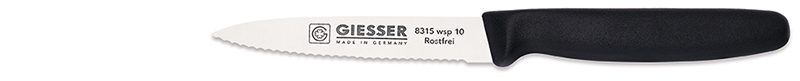 Paring knife Giesser 8315wsp, 10 cm Serrated