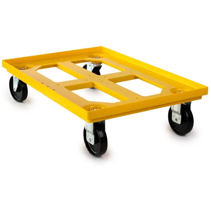 Backvagn hål botten / 4 svänghjul, plast (OMONTERAD) - 5